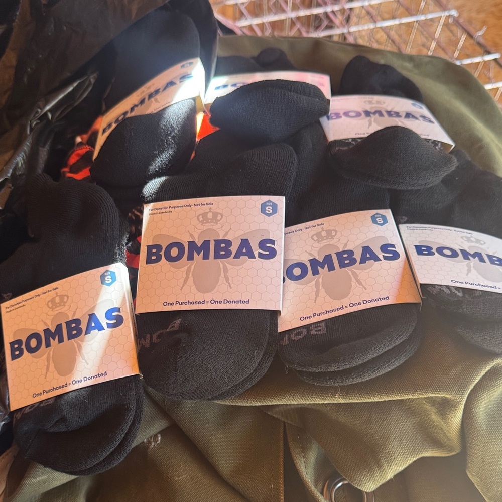 Bombas Men's Athletic Black Socks